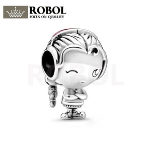 100% 925 Sterling Silver 798904C01 Girl Beads Jewelry