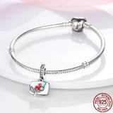925 Silver Zircon First Aid Kit 3mm Bracelet&Bangle DIY Jewelry