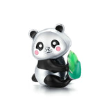 Rabbit Unicorn Panda Donut Girl Beads Silver 925 Bracelet