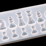 International Chess Shape Silicone Resin Mold for Jewelry