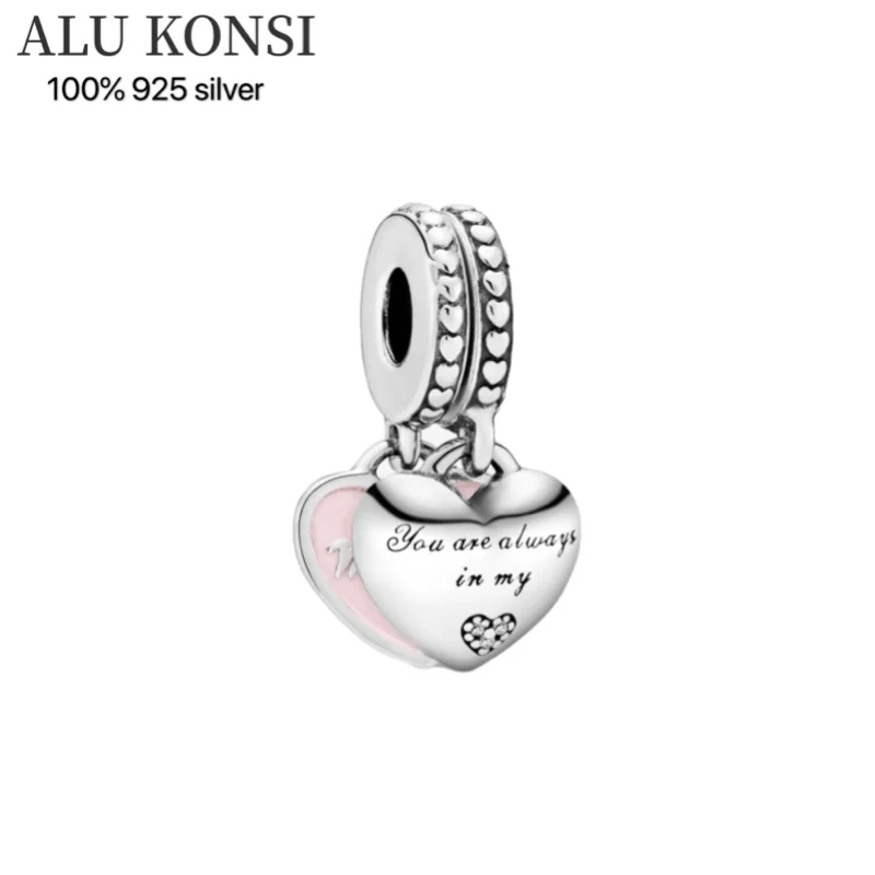 Real 925 Sterling Silver Pan Beads for Women DIY Jewelry