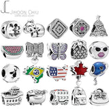 925 Sterling Silver Pando Beads for DIY Jewelry