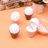 Ice Cream Ring Box Flocking Jewelry Box Ring Packaging Box