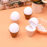Ice Cream Ring Box Flocking Jewelry Box Ring Packaging Box