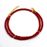 Crystal Bead Choker Necklaces for Women