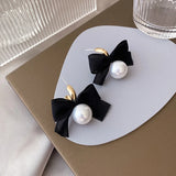 Sweet Bowknot Clip on Earrings Fabric Lace Non Pierced Earrings Clip Jewelry