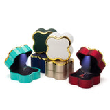 LED Lighted Ring Pendant Wedding Necklace Display Case