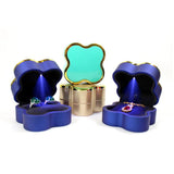 LED Lighted Ring Pendant Wedding Necklace Display Case