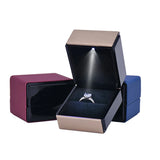 LED Wedding Ring Pendant Display Case