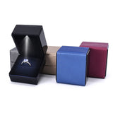 LED Wedding Ring Pendant Display Case
