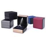 LED Wedding Ring Pendant Display Case