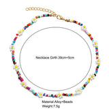 Daisy Flower Beads Pearl Choker Necklace for Women Girls