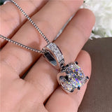 Women's Big CZ Necklace Female Accessories Jewelry
