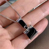 Women's Big CZ Necklace Female Accessories Jewelry
