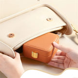 Portable Square Jewelry Box with Mirror