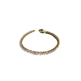 Cubic Zirconia Tennis Bracelet Crystal Bead Chain Party Jewelry