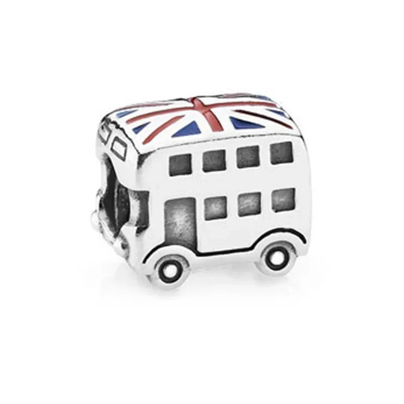 Transportation Pendant Beads Charm for Silver 925 Bracelet DIY Jewelry