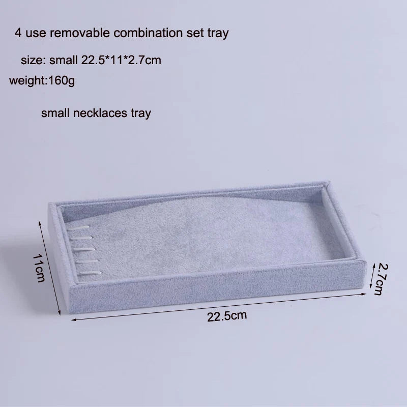 Jewellery Tray Display Organizer DIY Ring Necklaces Earrings Holder