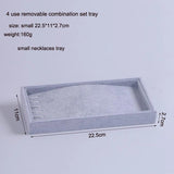 Jewellery Tray Display Organizer DIY Ring Necklaces Earrings Holder