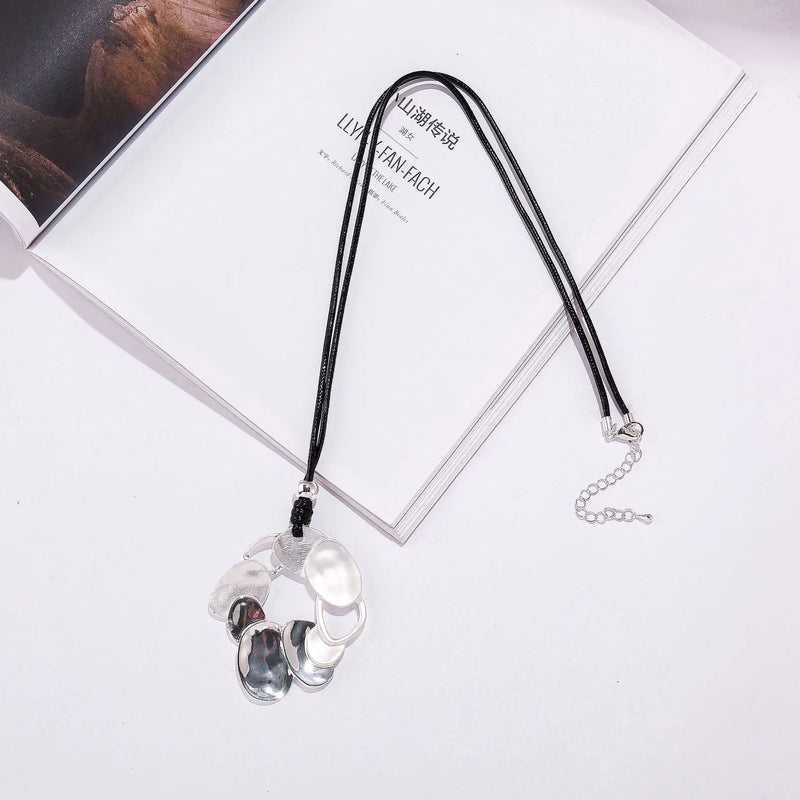 Oval Pendant Necklace Long Necklaces Jewelry