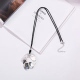 Oval Pendant Necklace Long Necklaces Jewelry