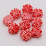 Coral Rose Shape Spacer Beads for Jewelry Making DIY