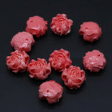Coral Rose Shape Spacer Beads for Jewelry Making DIY