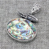 Boho Abalone Shell Charms Pendant for DIY Necklace Making