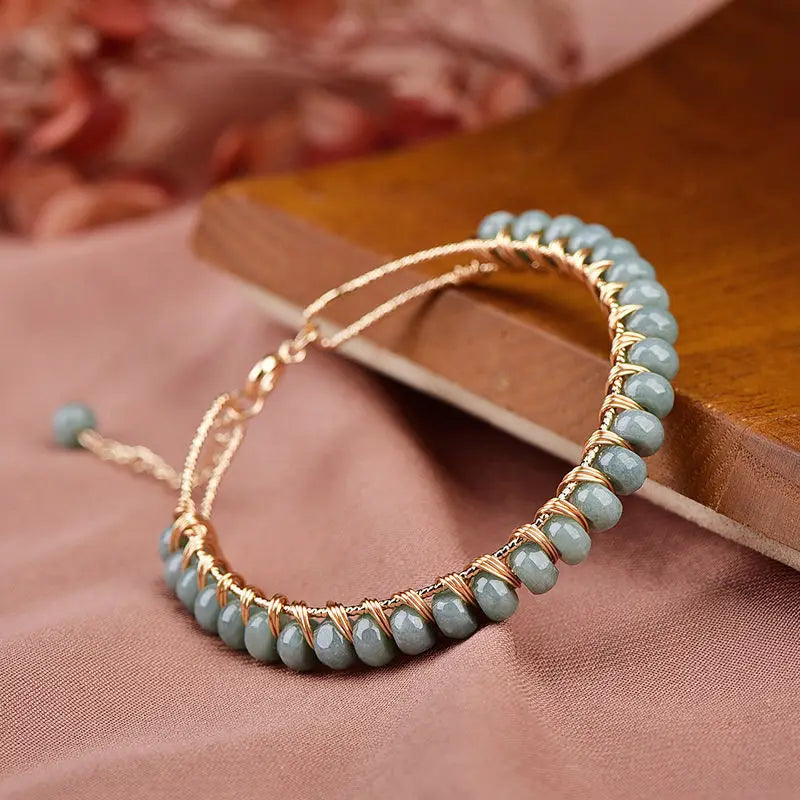 Nature Jadeite Bracelet Fine Jewelry for Women