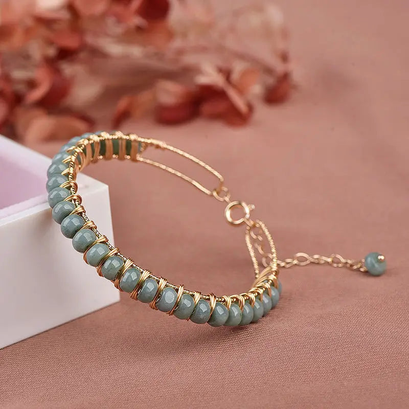 Nature Jadeite Bracelet Fine Jewelry for Women