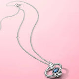 925 Silver Charm Necklace for Women Jewelry Pendant DIY Beads