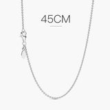925 Silver Charm Necklace for Women Jewelry Pendant DIY Beads