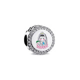 S925 Sterling Silver Lucky Cat Pendant Smiley Beads DIY Bracelet Jewelry