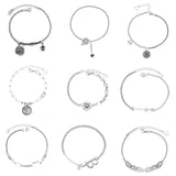 925 Sterling Silver Women's Hand Bracelets Various Styles Personalized Gift