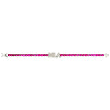 Colorful Zircon Name Bracelet Tennis Chain