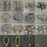 925 Silver Charm Bead Bracelet Necklace