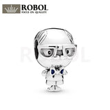 925 Silver Old Grandpa Model Bead Jewelry
