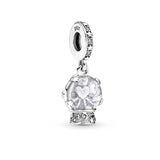 Christmas Rose Snowflake Charm Gift Belt Jewelry Making Charm
