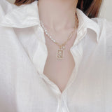14k Gold Plated Freshwater Pearl Necklace for Lady