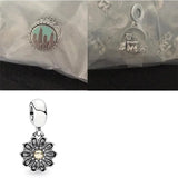 S925 Silver Empire State Building and Gerbera Flower High Jewelry