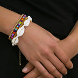 Natural Shell Cowrie Bracelet Beads Boho Charm Jewelry Gift