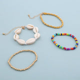 Natural Shell Cowrie Bracelet Beads Boho Charm Jewelry Gift
