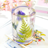 Silicone Mould Dried Flower Resin Cup Pen Holder DIY Epoxy Resin Jewelry Mold
