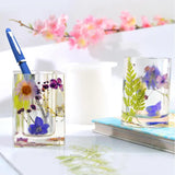 Silicone Mould Dried Flower Resin Cup Pen Holder DIY Epoxy Resin Jewelry Mold