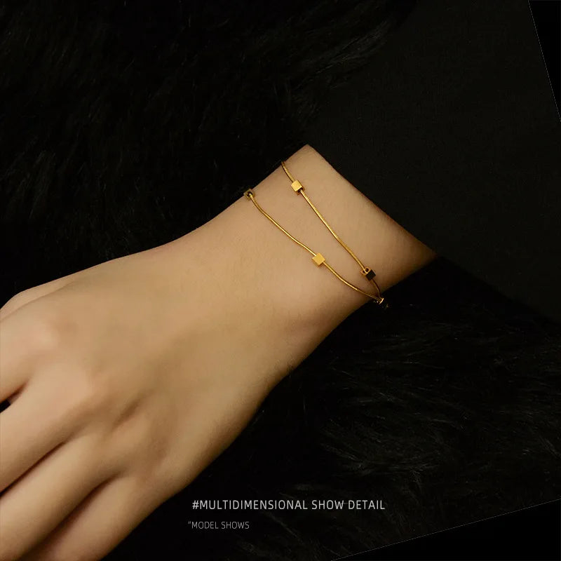 Vintage Snake Chain Bracelet for Women