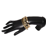 Nail Cuff Bracelet Carved Bangle for Women