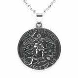 St Michael Pendant Stainless Steel Mens Pendant