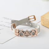 Stainless Steel Bracelet Aircraft Star Charm Angel Wing Mom Beads Mesh Belt