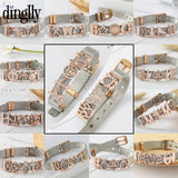 Stainless Steel Bracelet Aircraft Star Charm Angel Wing Mom Beads Mesh Belt