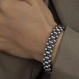 Stainless Steel Plated Wristband Bracelets For Women